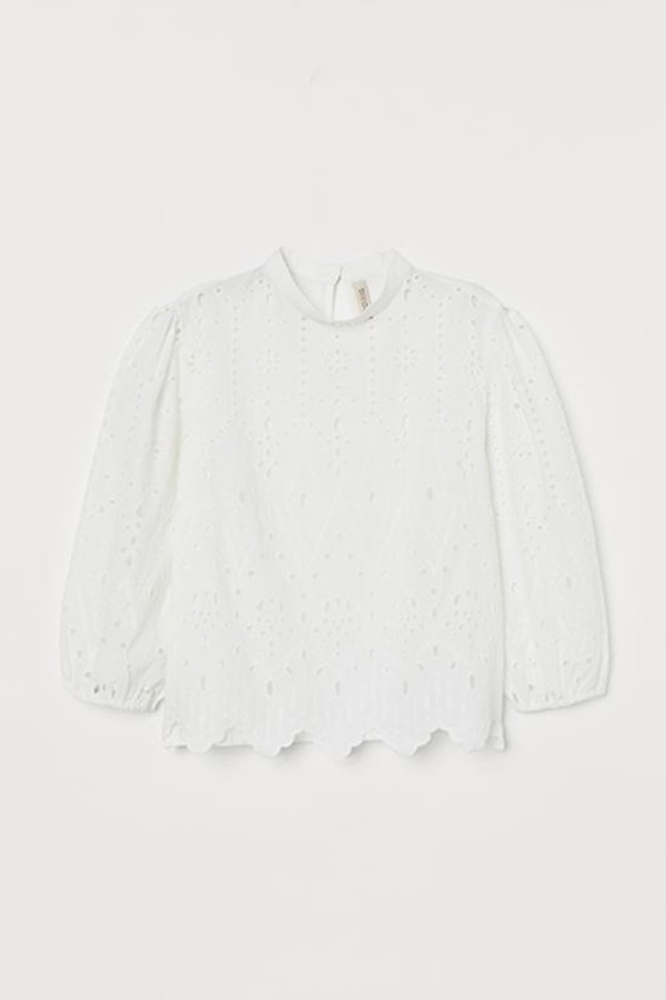 Broderie Anglaise Blouse from H&M