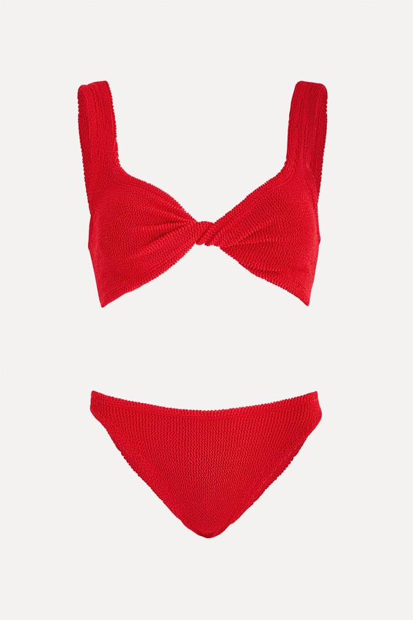 Juno Seersucker Bikini from Hunza G