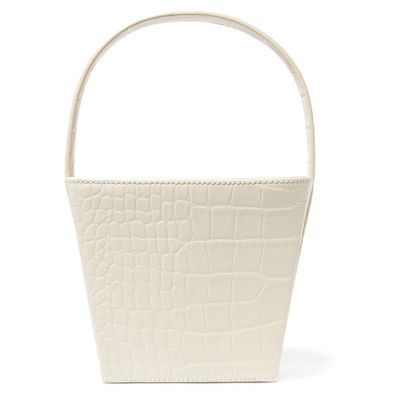 Edie Croc-Effect Leather from Staud
