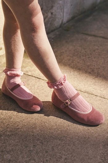 Velvet Mary Janes from Boden