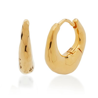 Deia Huggie Earrings from Monica Vinader