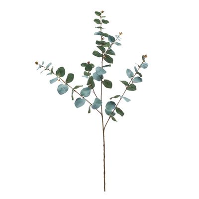 Artificial Eucalyptus Single Stem from Peony
