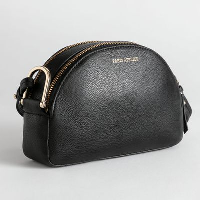 Half Moon Leather Crossbody Bag from & Other Stories