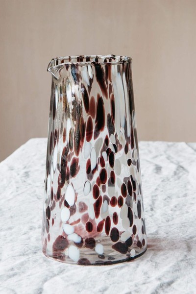 Brown Speckled Glass Jug, £10 (was £18) | Graham & Green