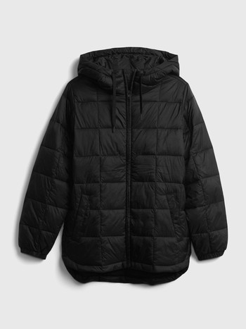 100% Recycled Nylon Lightweight Puffer Jacket