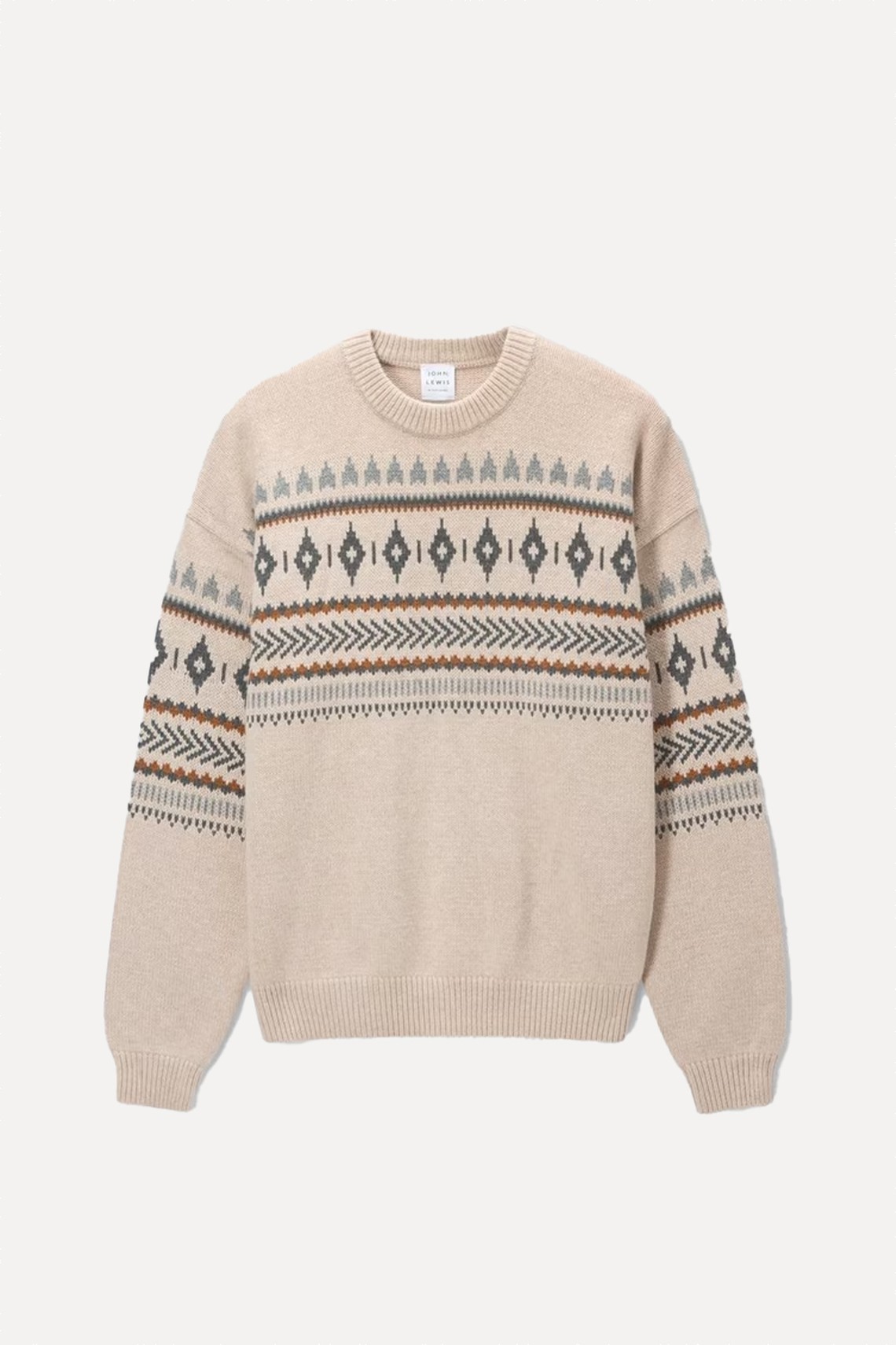 Fair Isle Crew Neck Jumper from John Lewis