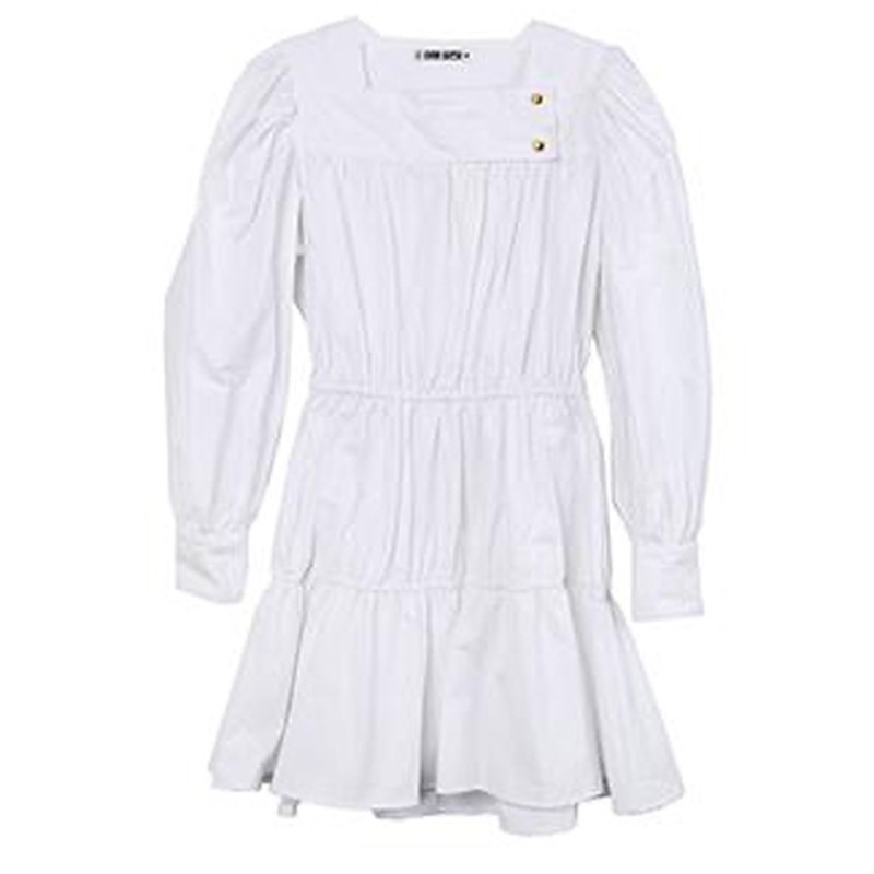 Alessandra Dress White Cotton,  £281 | Ciao Lucia
