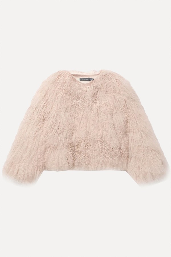 Mongolian Fur Jacket from Mint Velvet