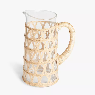 Arles Wicker Wrapped Glass Jug from John Lewis 