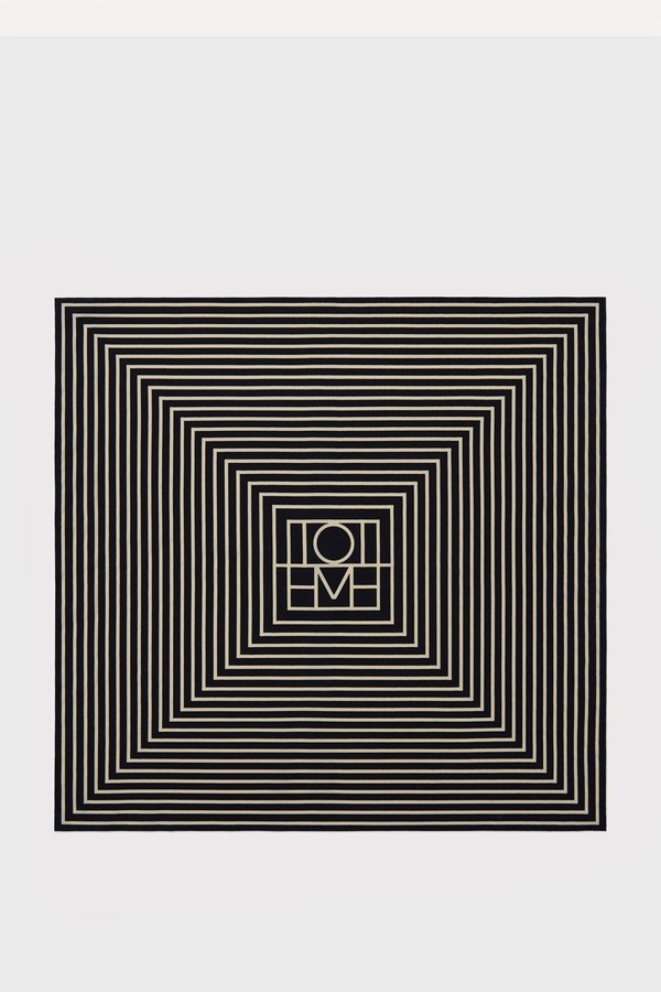Signature Monogram Silk Scarf from Toteme