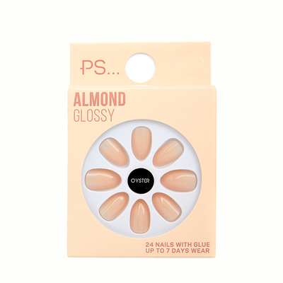 Almond Glossy False Nails from Primark