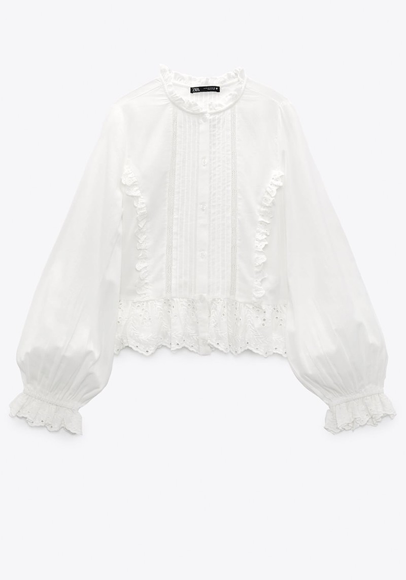 Pintuck Shirt from Zara