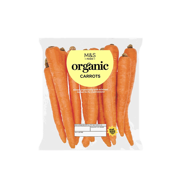 Organic Carrots from Marks & Spencer