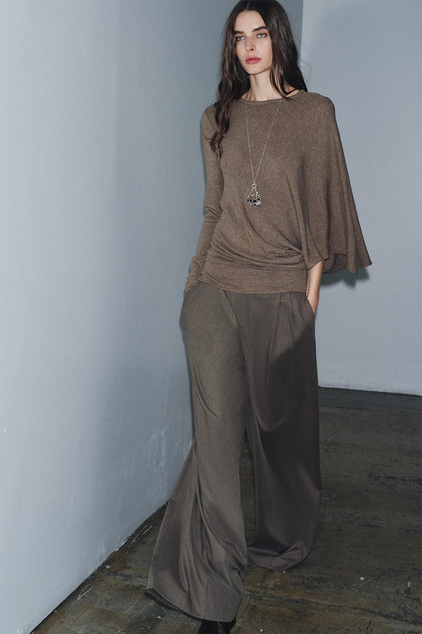 Wide-Leg Trousers With Darts from Zara