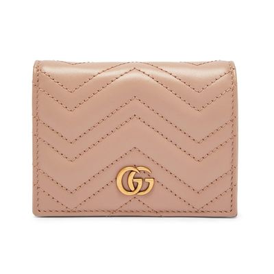 GG Marmont Bi-Fold Quilted-Leather Cardholder from Gucci