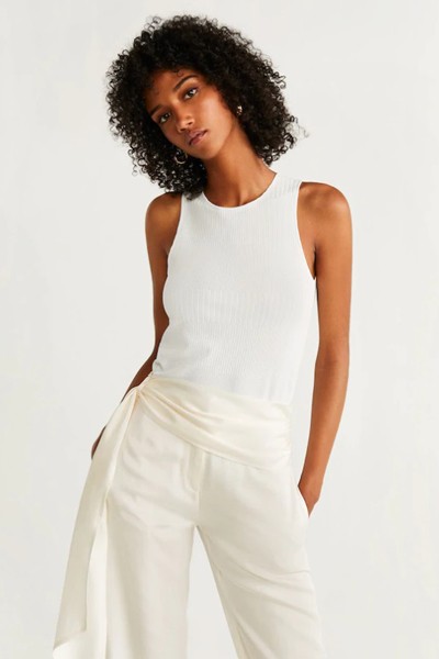 Ribbed Top from Mango