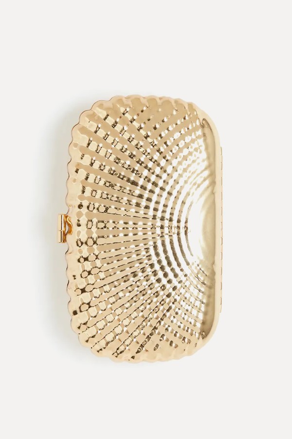 Shell-Shaped Metal Clutch from H&M