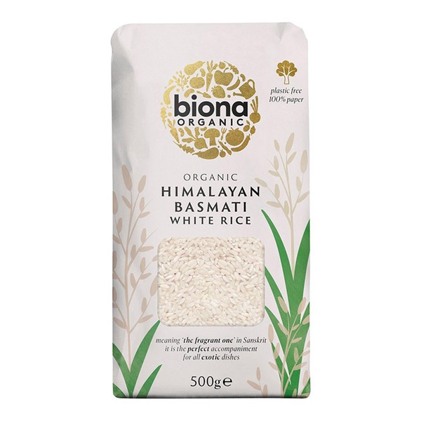 Organic White Basmati Rice from Biona