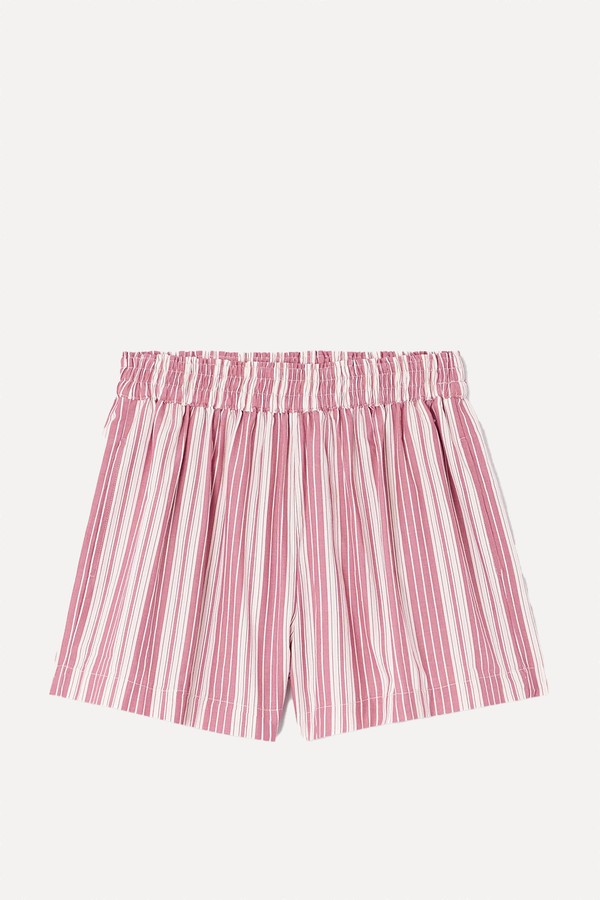 Elva Striped Cotton Shorts from Faithfull