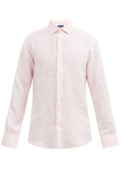 Slubbed Linen Poplin Shirt from Frescobol Carioca