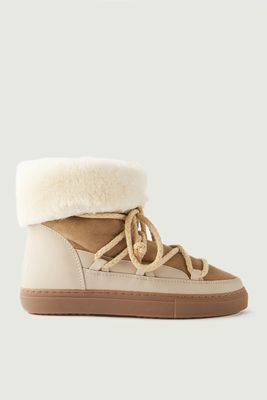 Classic Rolled-Cuff Suede Lace-Up Boots from Inuikii