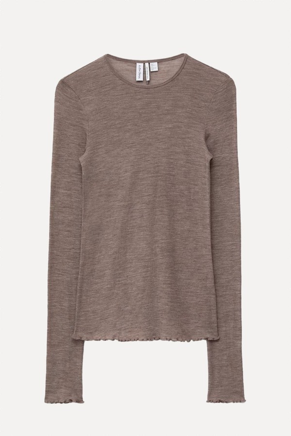 Long Sleeve Wool Top from & Other Stories