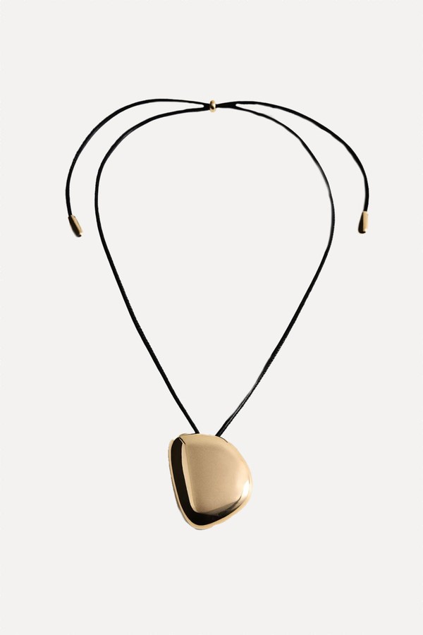 Pendant Necklace With Metal Component  from Mango