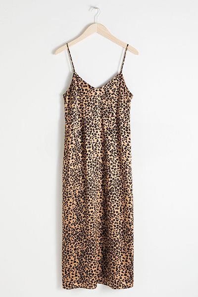 Satin Leopard Slip Dress from & Other Stories