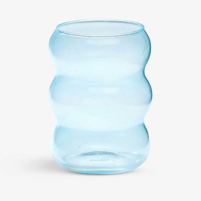 Bubble Curved Glass Tumbler 10cm