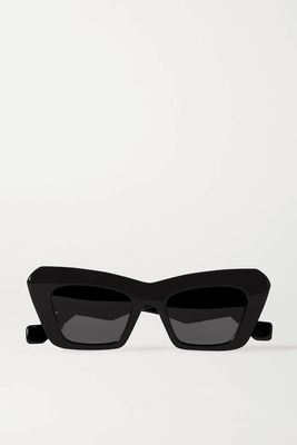 Oversized Cat-Eye Acetate Sunglasses from Loewe Eywear