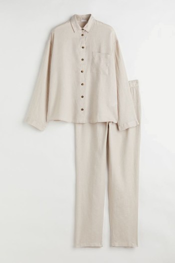 Washed Linen Pyjamas from H&M