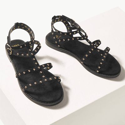 Studded Gladiator Sandals