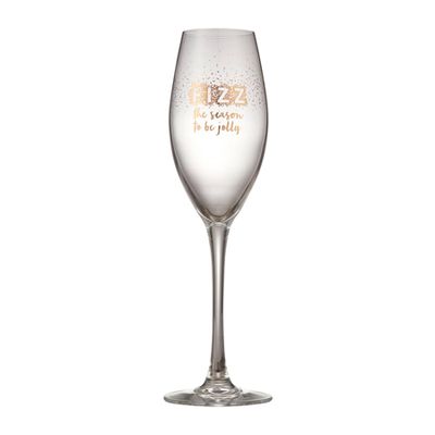 'Fizz The Season' Prosecco Glass from John Lewis & Partners