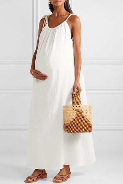 Cotton-Seersucker Maxi Dress from Hatch