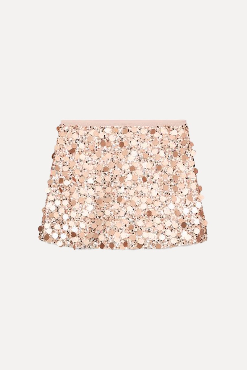 Sequin Mini Skirt