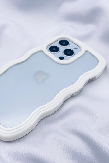 Clear Wavy iPhone Case, £10.98 | COVERHUBSTUDIO