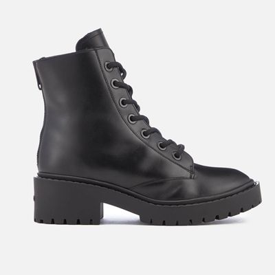 Pike Fur Lined Lace Up Boots from Kenzo