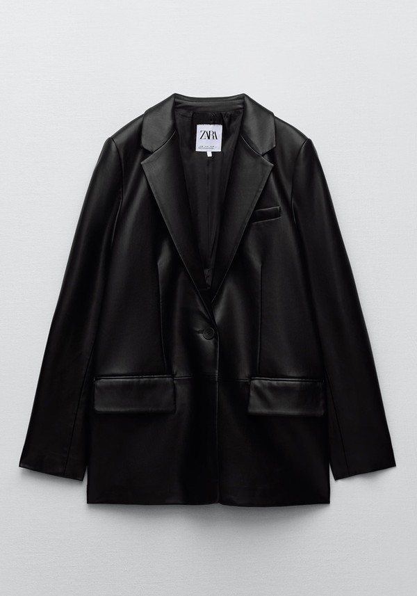 Leather Blazer from Zara