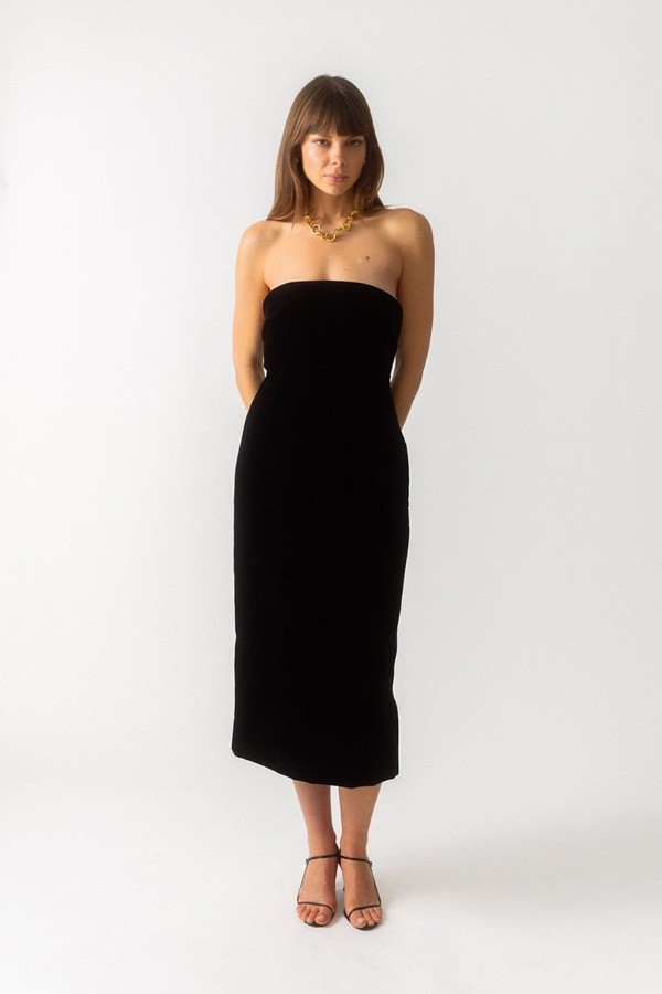 Velvet Corset Dress from Wardrobe NYC
