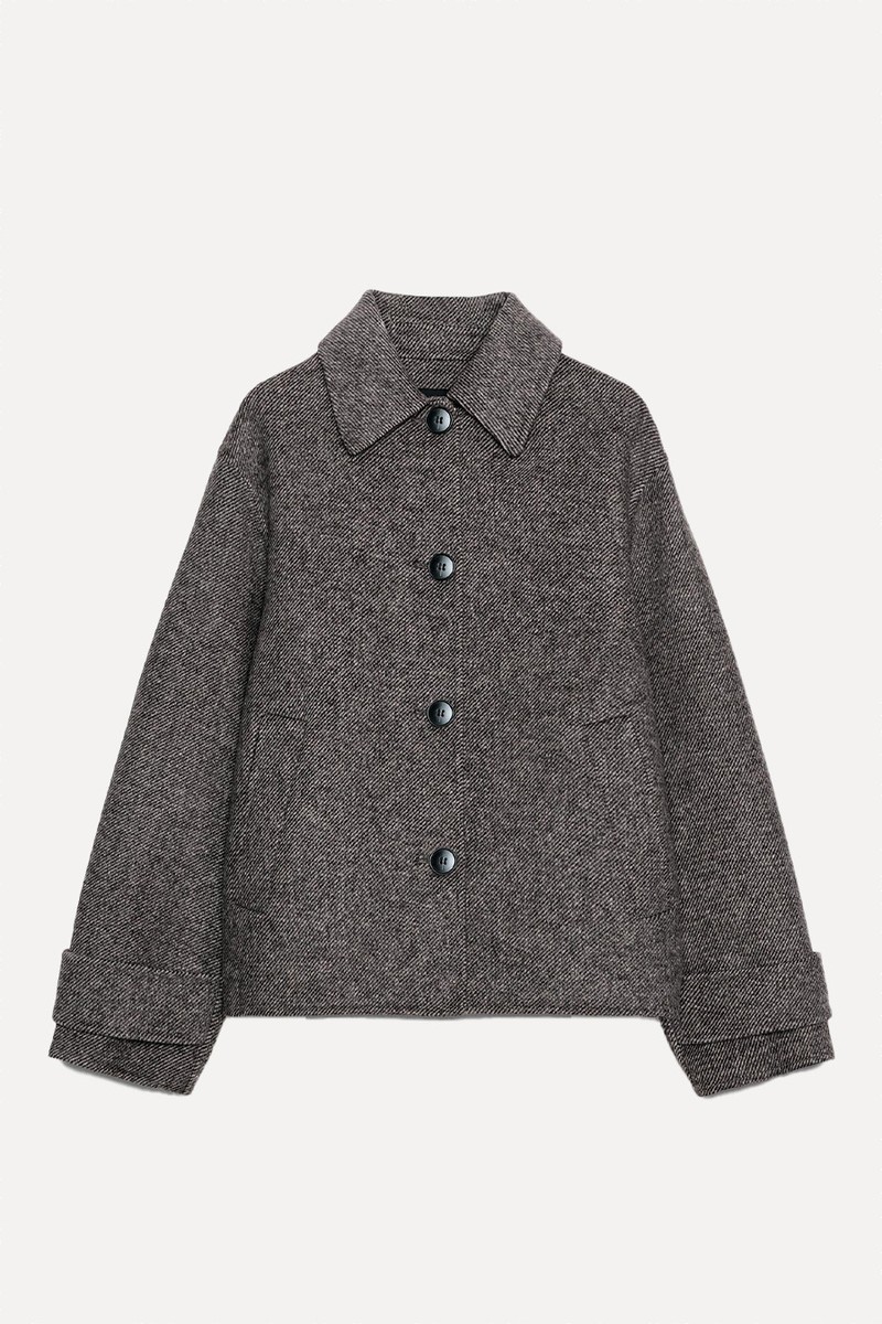 Herringbone Short Coat