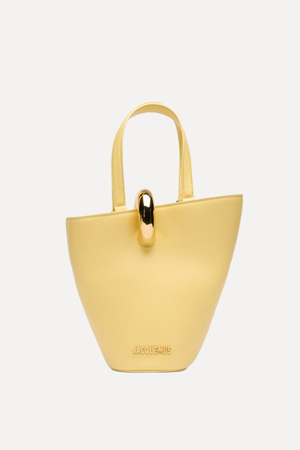 Le Petit Bambola Leather Bucket Bag from Jacquemus