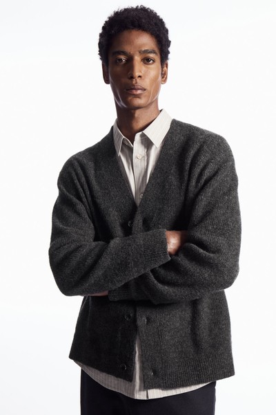 Ribbed Wool-Blend Cardigan from COS