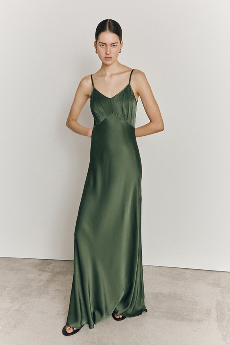 Winnie Satin Maxi Dress from Ghost London