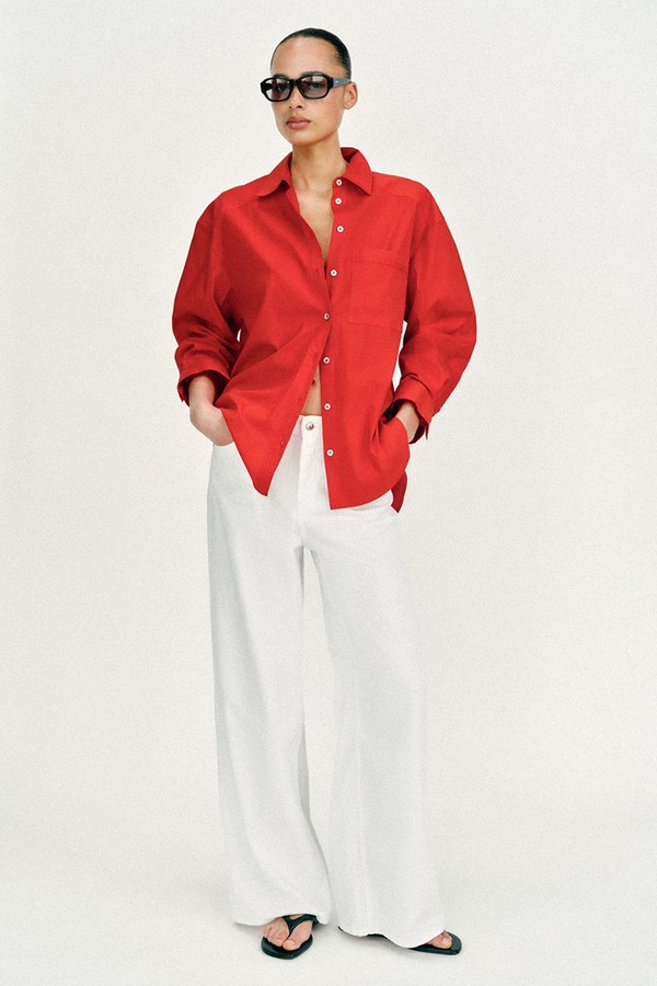 Z1975 Loose Wide-Leg Mid-Waist Jeans