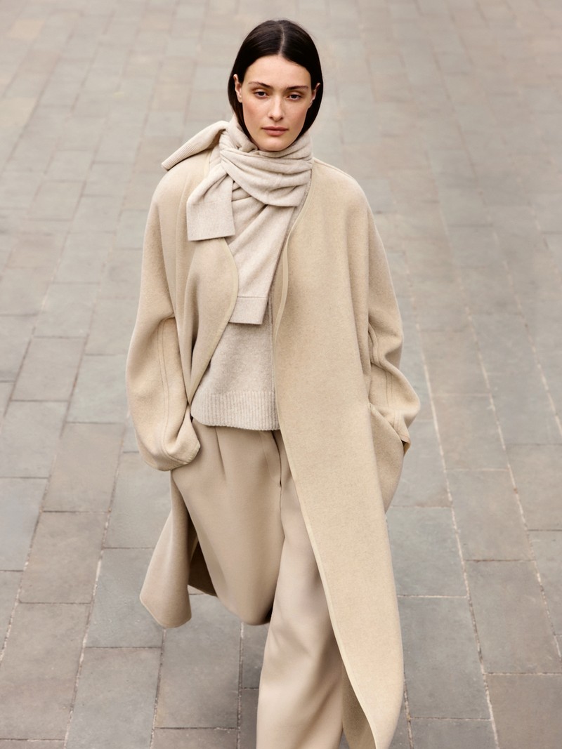 Edge To Edge Wool Coat