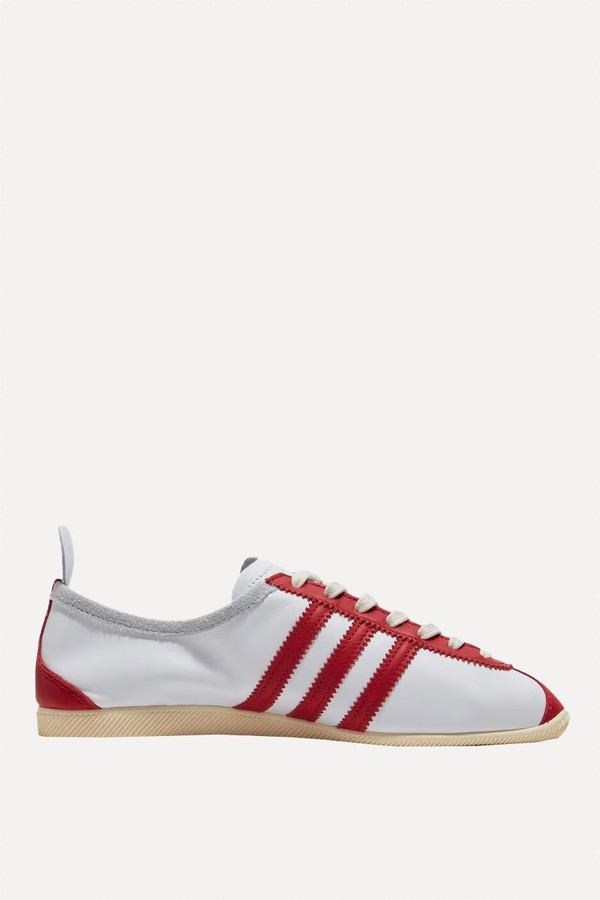 Japan Suede-Trimmed Leather Sneakers from Adidas