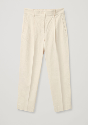 Pleated Linen Trousers  from COS
