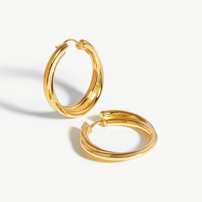 Lucy Williams Entwine Hoop Earrings from Missoma 