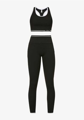 Logo-Print Stretch-Knit Top & Leggings Set from Soul By Soulcycle