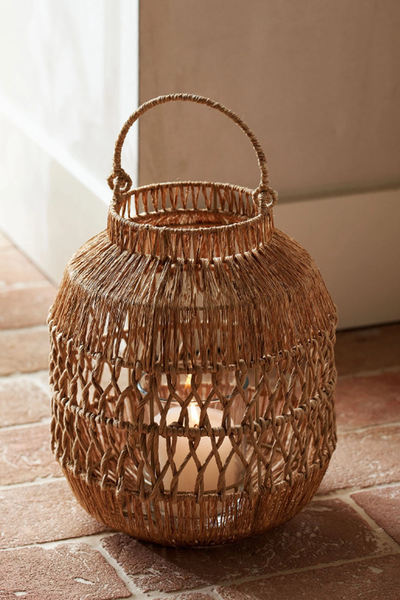 Woven Jute Lantern from The White Company